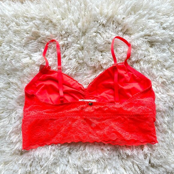 New Victoria's Secret Pink Lace Bralette Small AA-C NWT - Picture 2 of 8